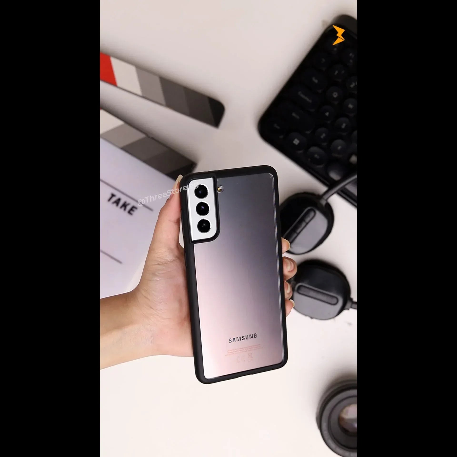 Q Series TPU Clear Back Case Samsung S23 - Three