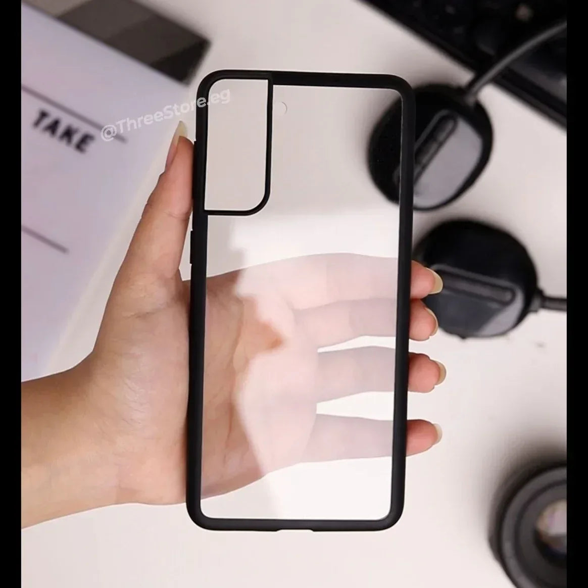 Q Series TPU Clear Back Case Samsung S22 - Three
