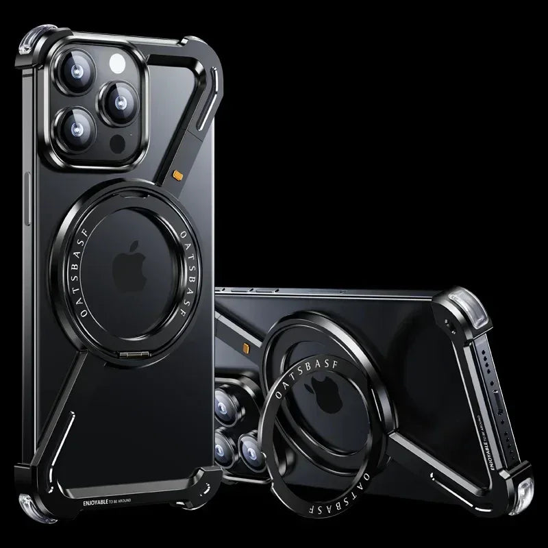 Z Shape Metal Phone Case iPhone 15 Pro Max - Three