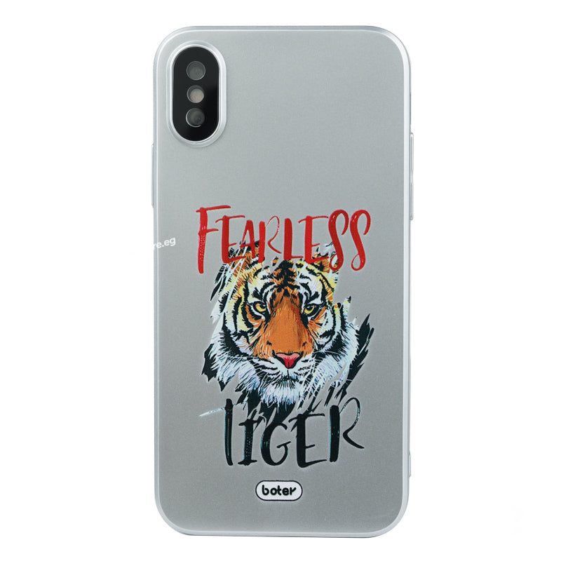 Boter Silver Camera Protection Case iPhone X