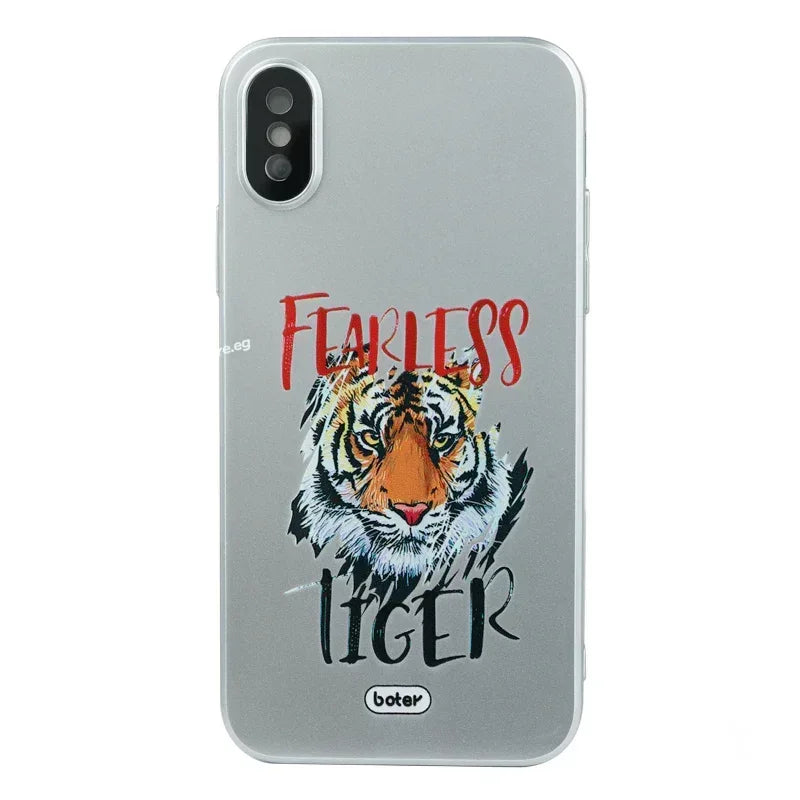 Boter Silver Camera Protection Case iPhone X - Three