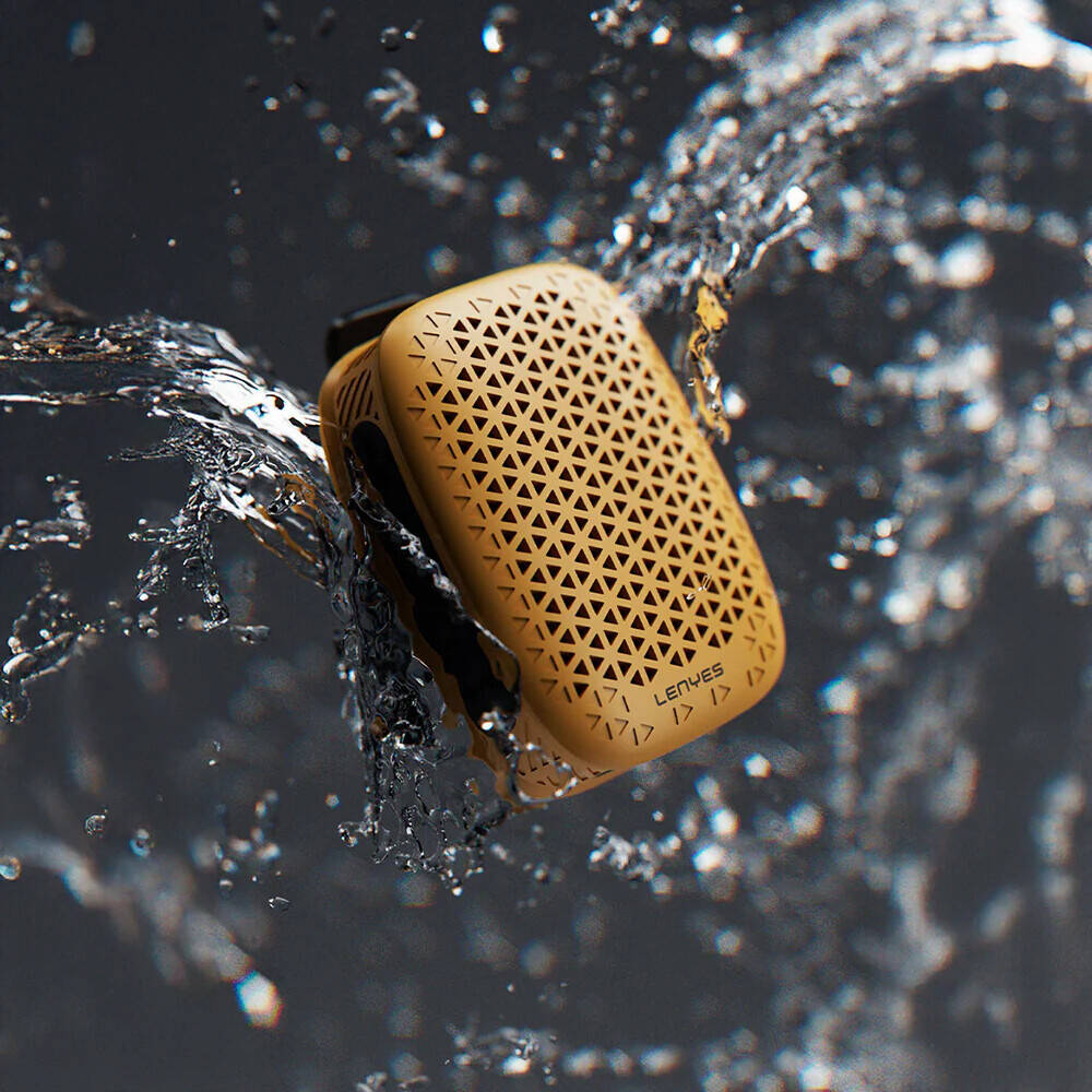Lenyes Bluetooth 4.4 IPX7 Clip-On TWS Portable Speaker S232
