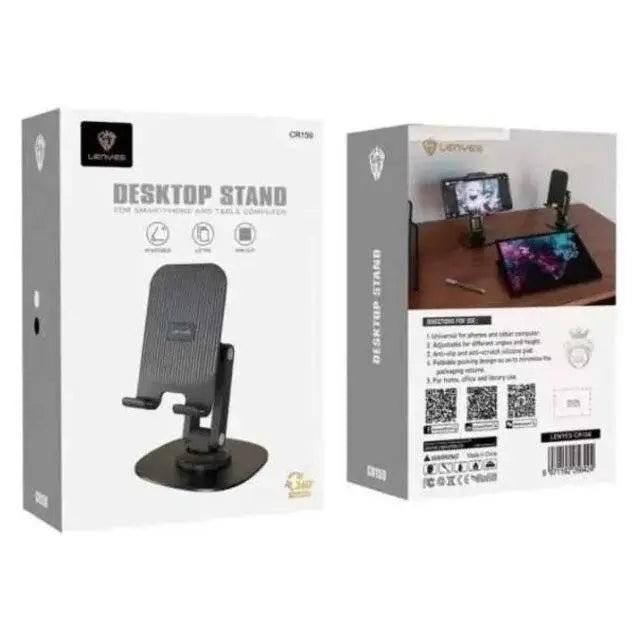 Lenyes Foldable Adjustable Phone Tablet Desk Stand CR159