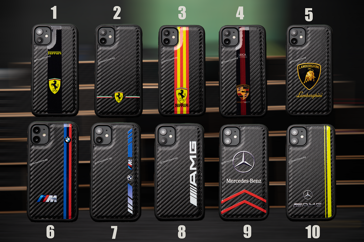 Fiber Carbon Car Brands Case iPhone 11