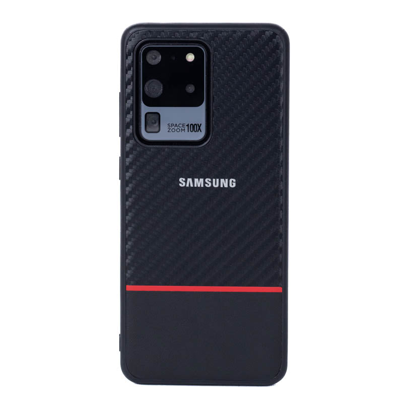 Black Fiber Protective Case Samsung S20 Ultra