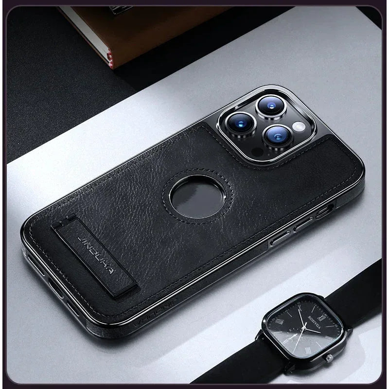 Jinduka Leather Case iPhone 13 Pro Max - Three