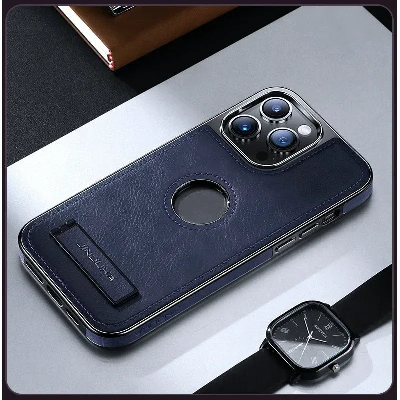 Jinduka Leather Case iPhone 12 Pro Max - Three