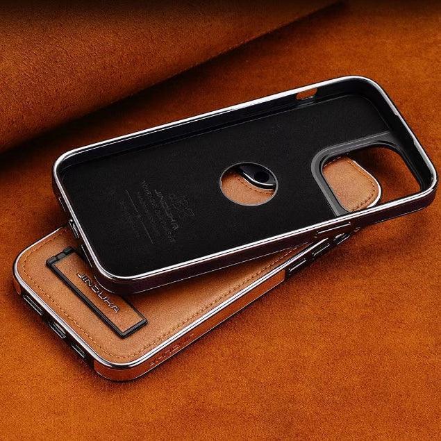 Jinduka Leather Case iPhone 16 Pro Max - Three