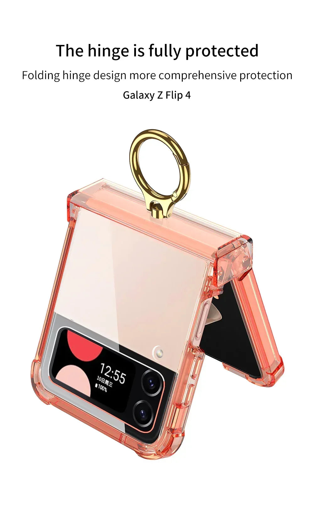 Gkk Transparent Ring Case Flip 3 - Three