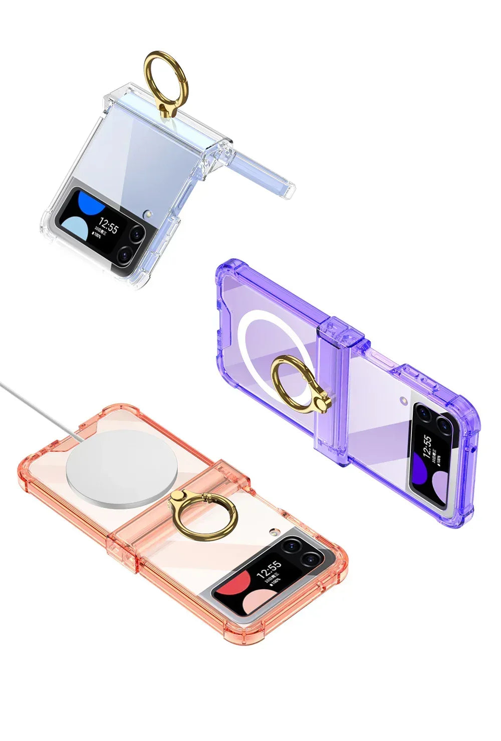 Gkk Transparent Ring Case Flip 3 - Three