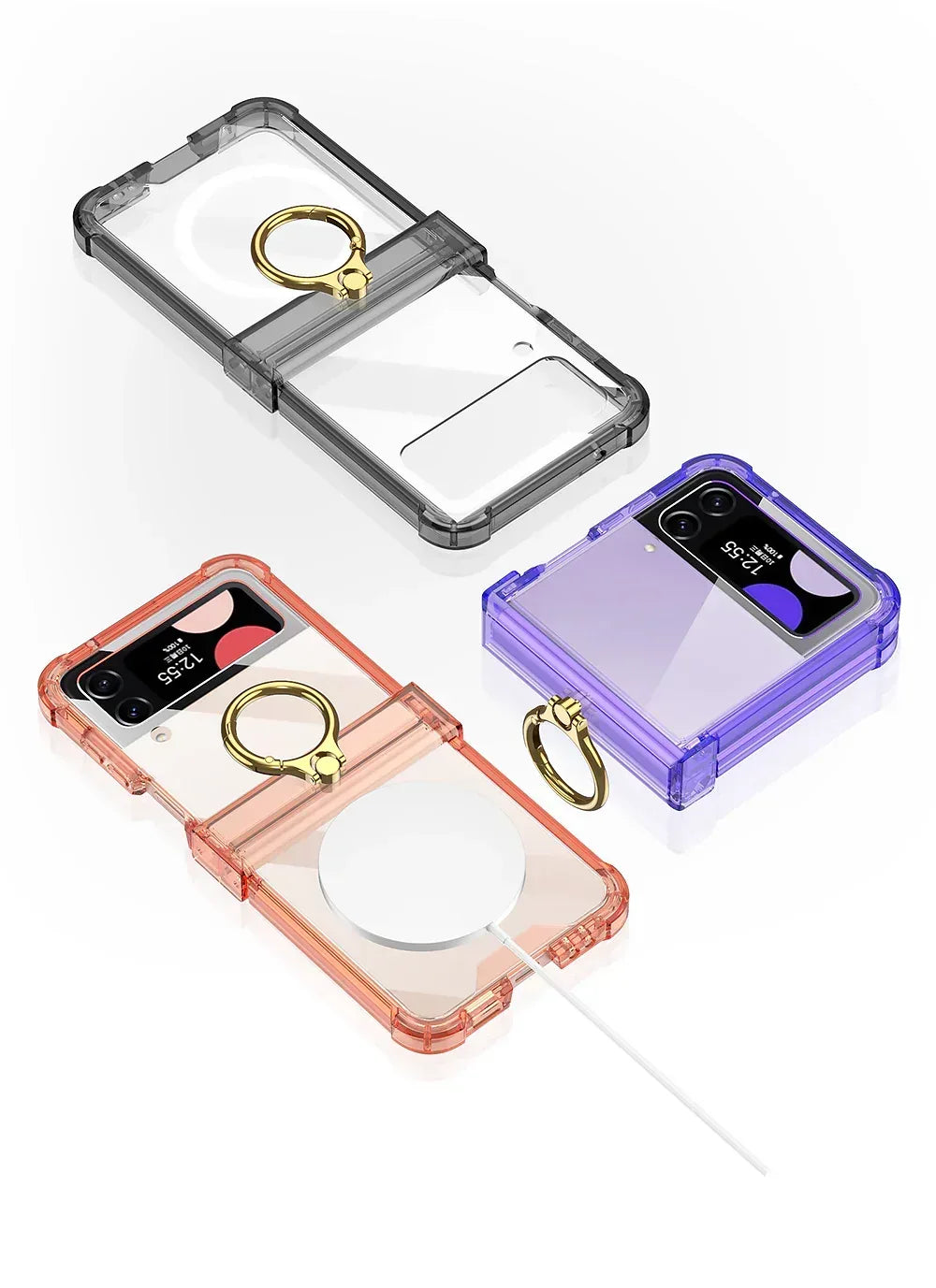Gkk Transparent Ring Case Flip 3 - Three