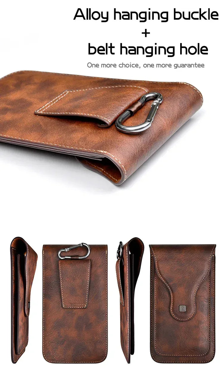 Puloka PU Leather Waist Bag For Z Fold - Three
