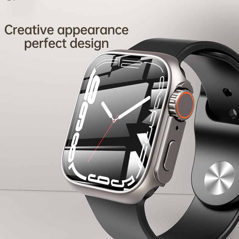 Ahnhsky Protective Case with Screen Protector For Apple Watch