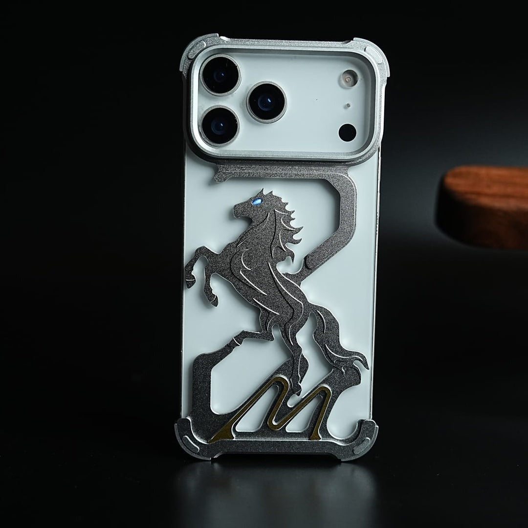 Metal Horse Design Case iPhone 17/18 Pro Max