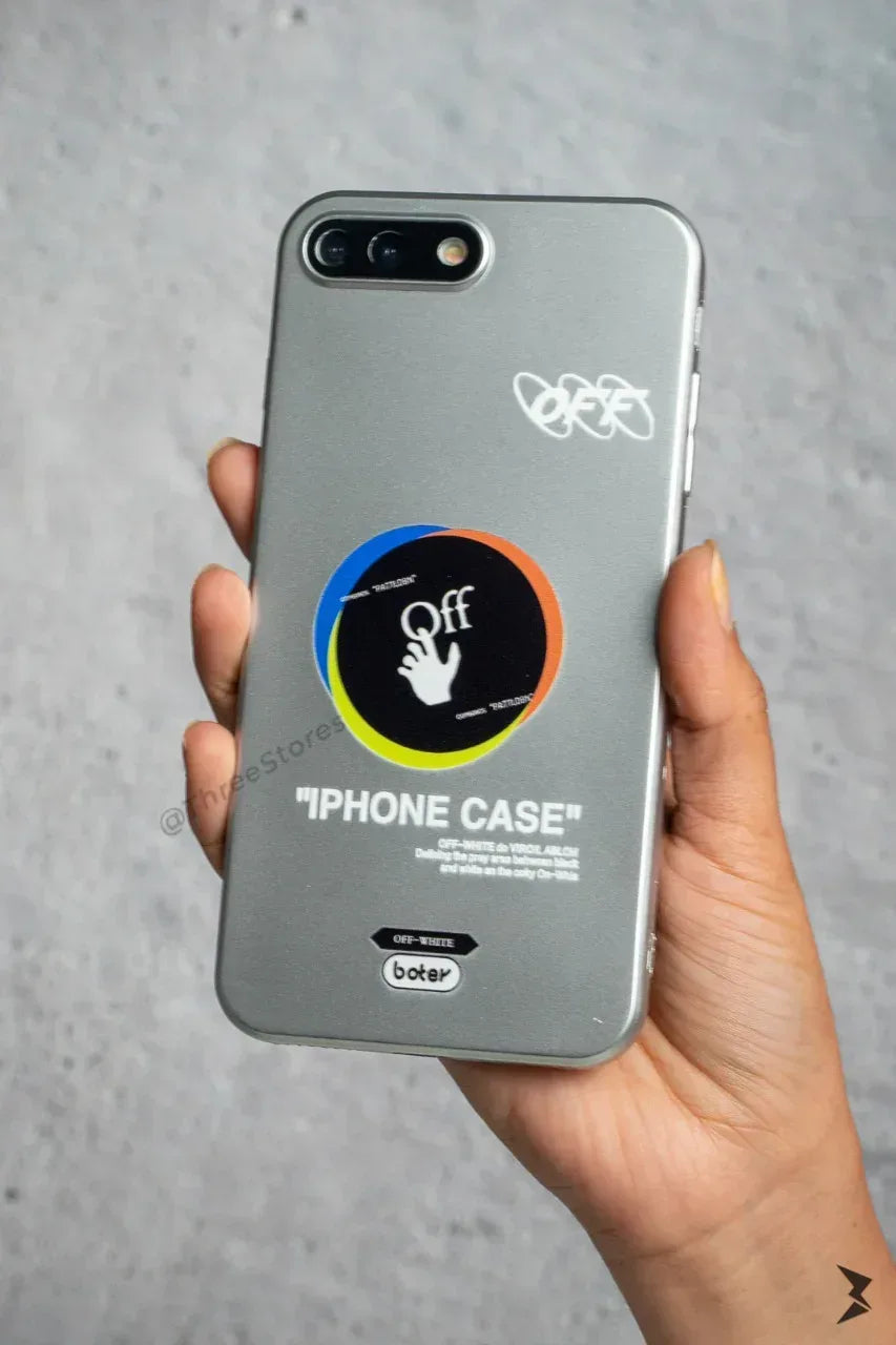 Boter Silver Camera Protection Case iPhone 7/8 Plus - Three