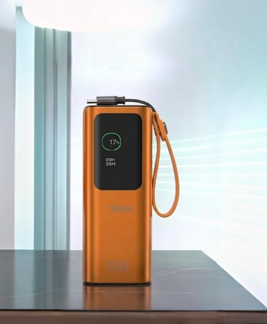 GREEN 100W Super Fast power Bank 20000mAH GE-B909