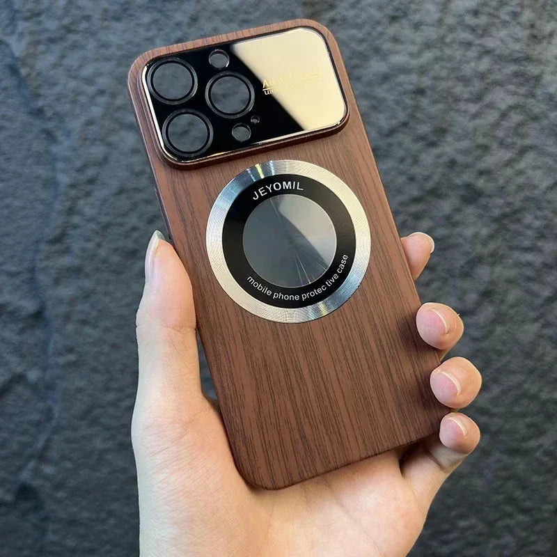 Magsafe Wood Case iPhone 14 Pro - Three