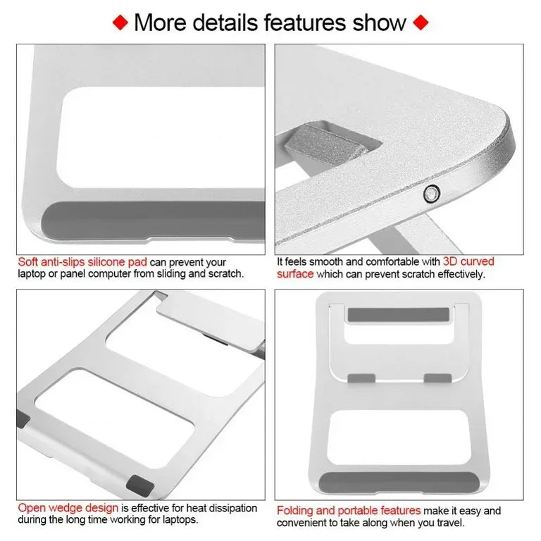 Go-Des Collapsible Laptop Holder HD887 - Three