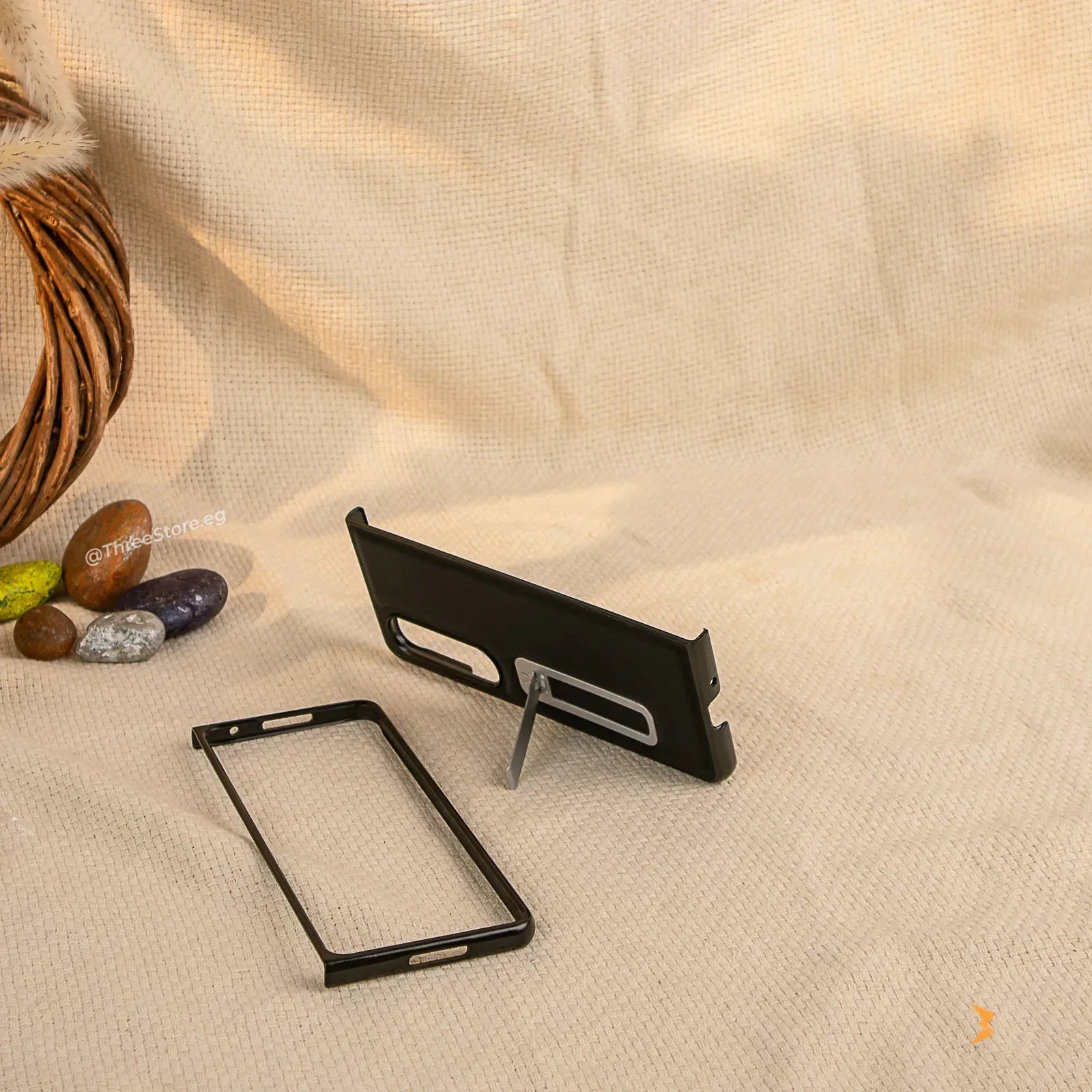HDD Alcantara Stand Case Samsung Z Fold 3 - Three