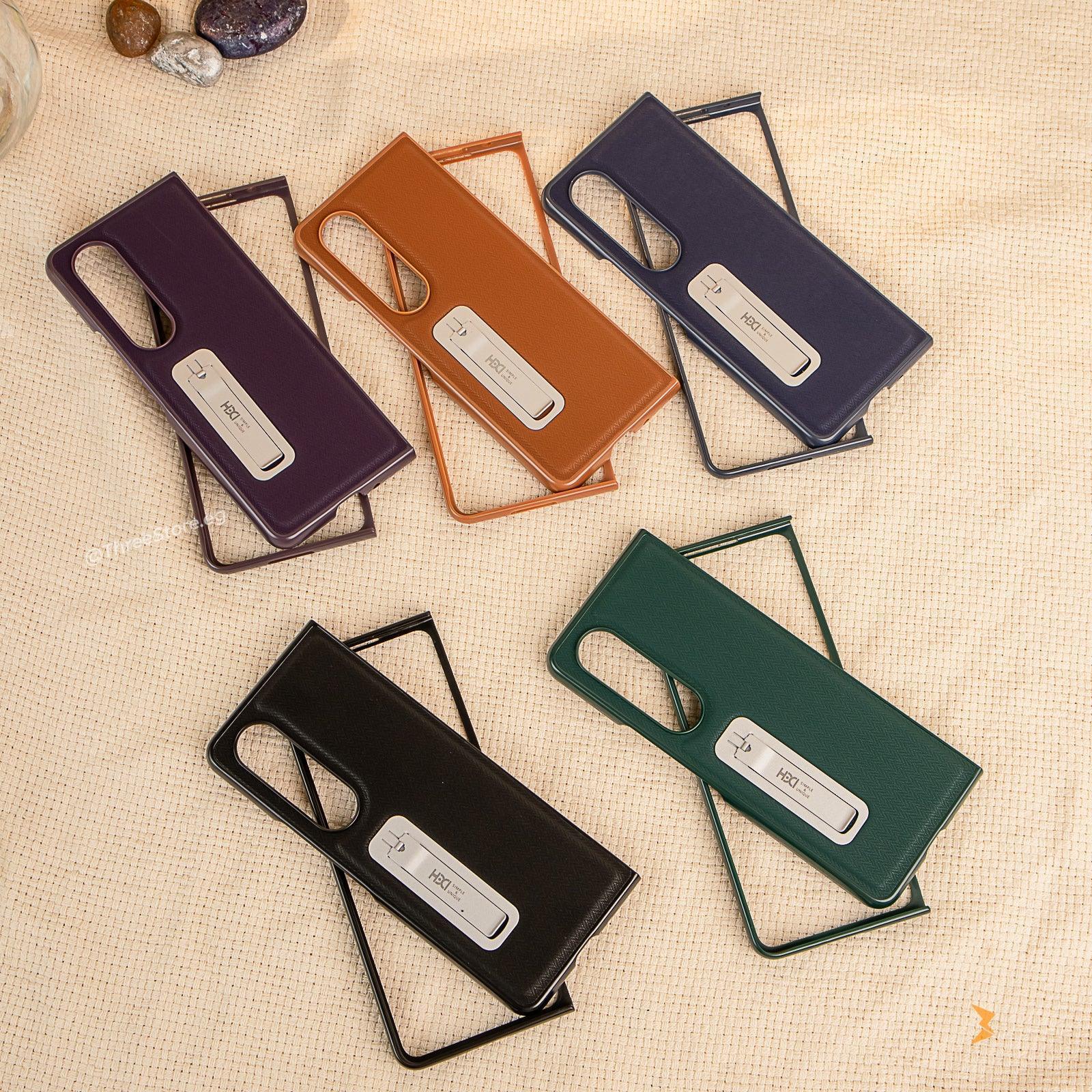 HDD Alcantara Stand Case Samsung Z Fold 3 - Three