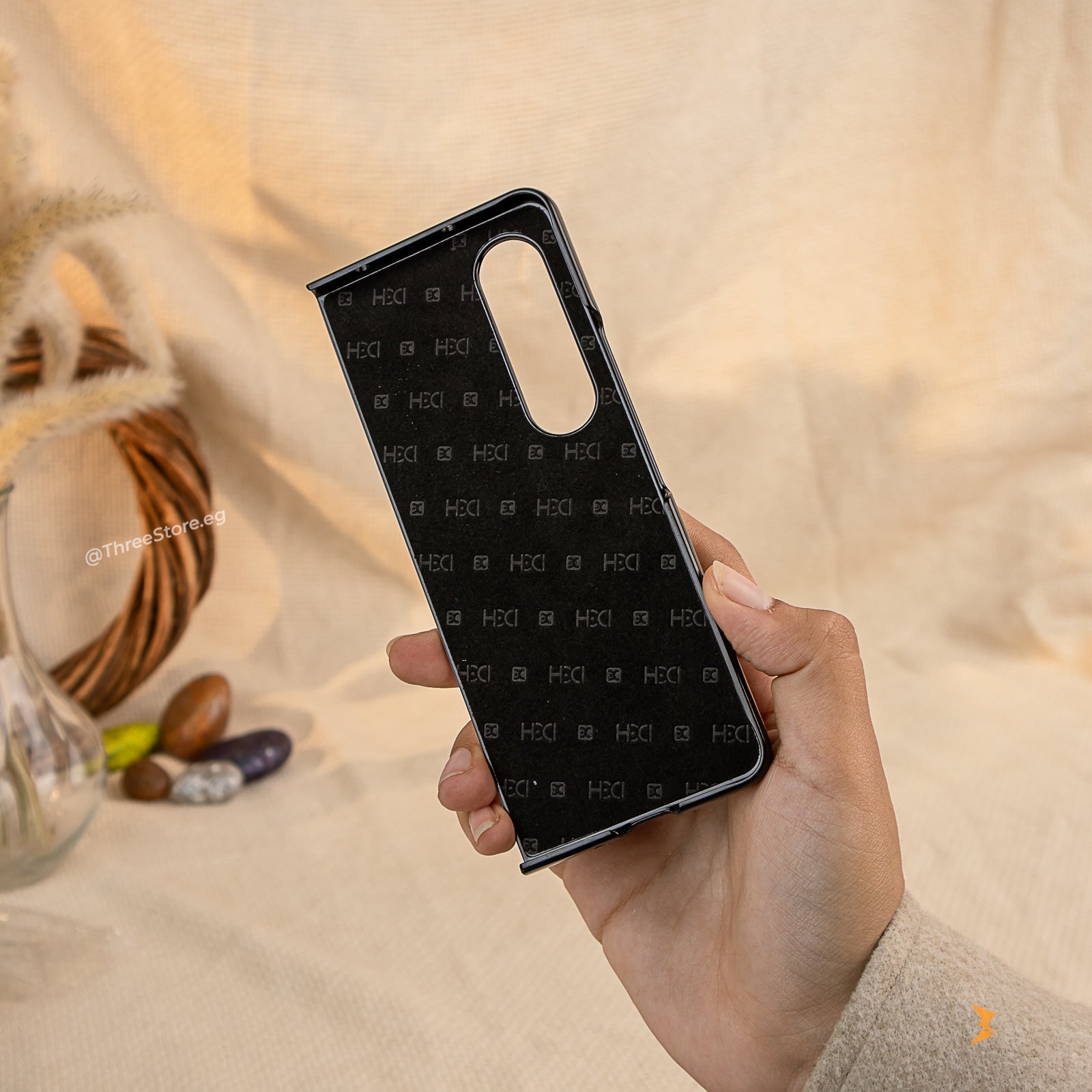 HDD Alcantara Stand Case Samsung Fold 3