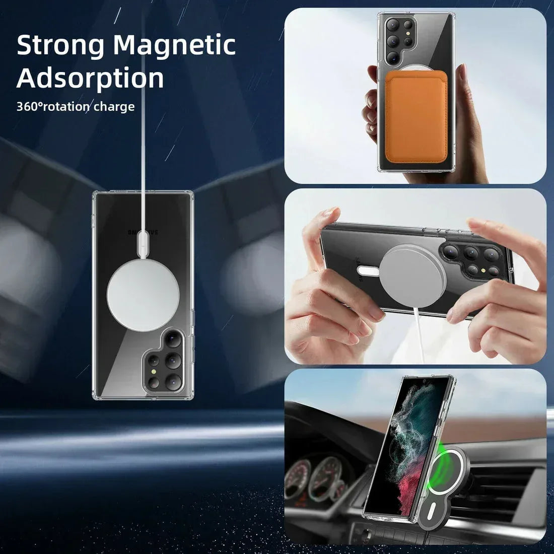 Transparent Magsafe Case Samsung S25 Ultra - Three