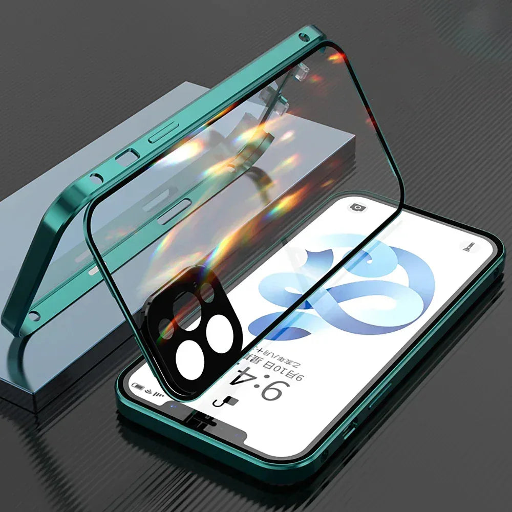 Full Body Metal Camera Protection Case iPhone 12 Pro Max - Three
