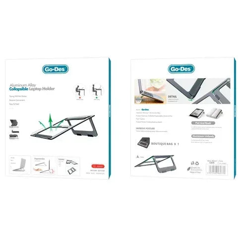 Go-Des Collapsible Laptop Holder HD887 - Three