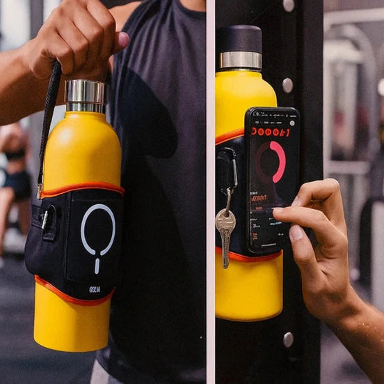 GOJI Magsafe Water Bottle Storage Bag with Adjustable Shoulder Strap
