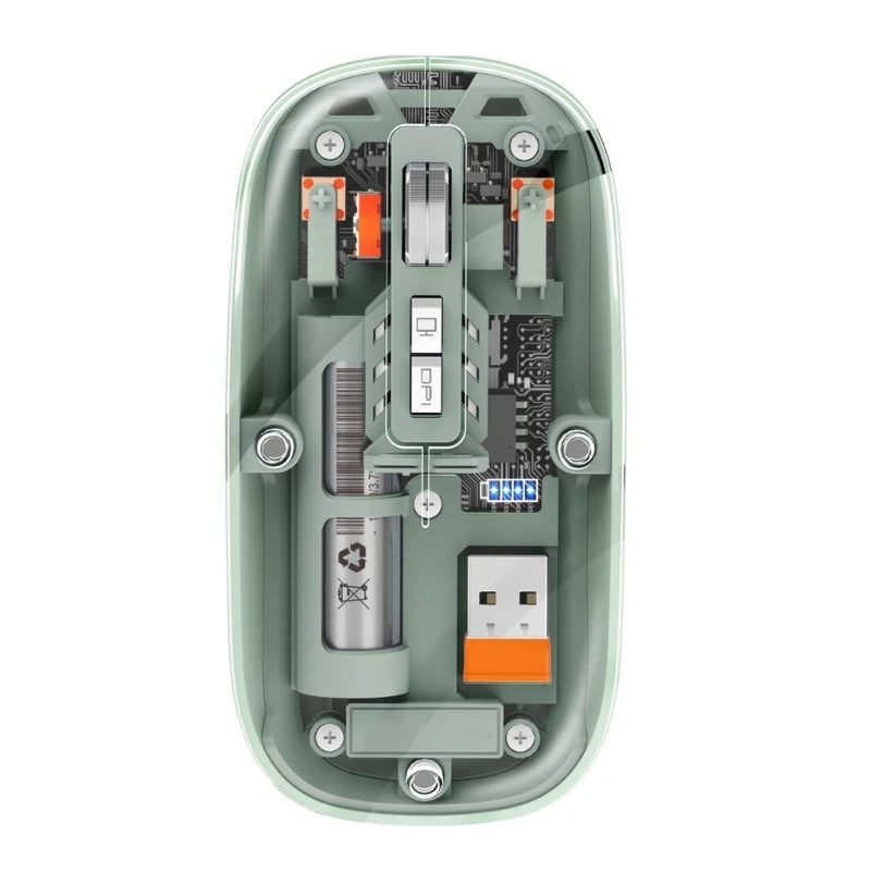 Crystal Transparent Wireless Mouse M233