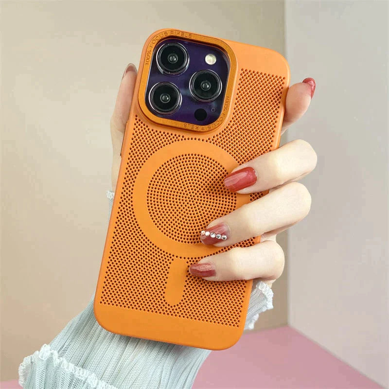 Grid Cooling MagSafe Magnetic Phone Case iPhone 12 Pro Max
