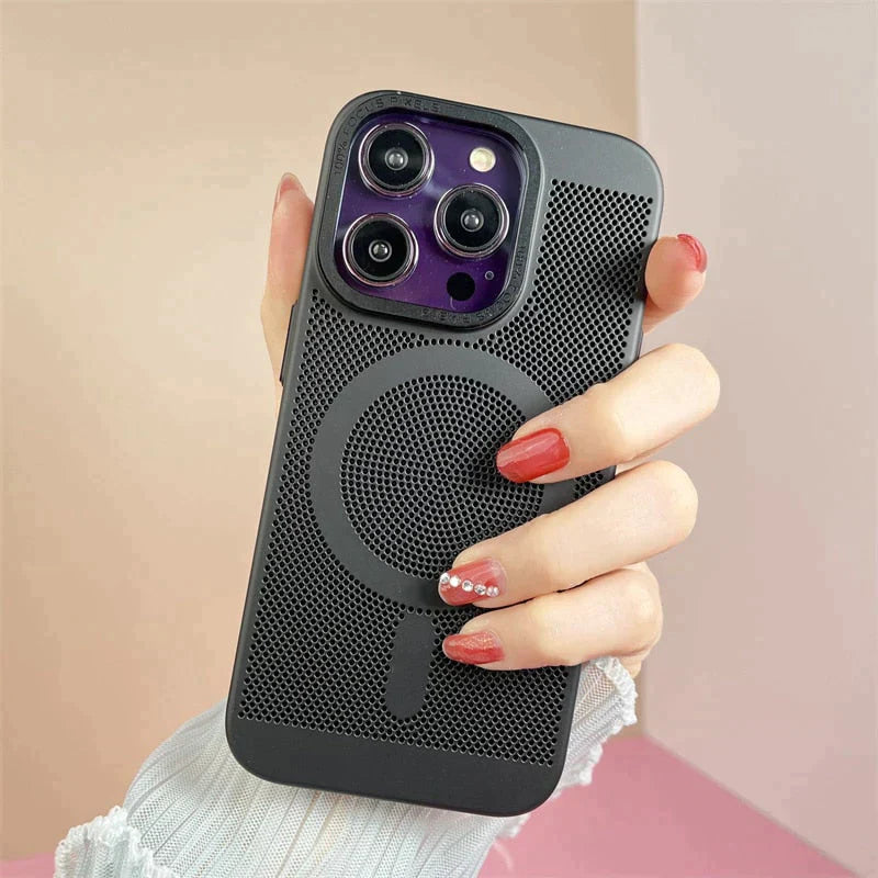 Grid Cooling MagSafe Magnetic Phone Case iPhone 12 Pro Max