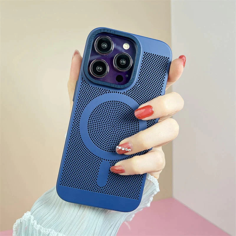 Grid Cooling MagSafe Magnetic Phone Case iPhone 12 Pro Max