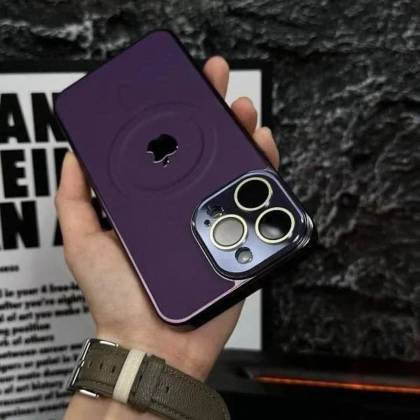 Glamour Leather Case iPhone 14 Pro Max - Three