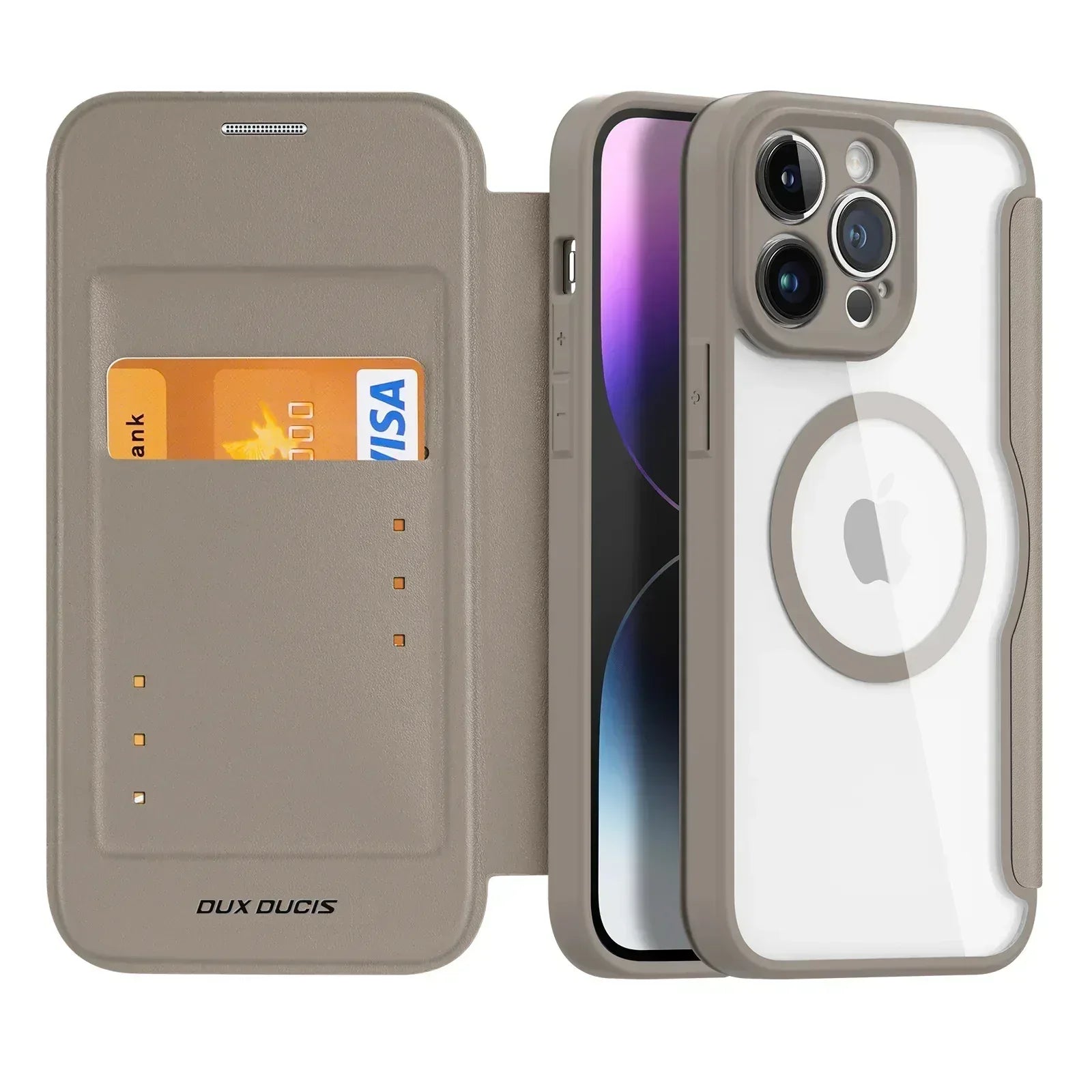 DUX Skin X Pro Series Folio Case with MagSafe iPhone 14 Pro Max - Three