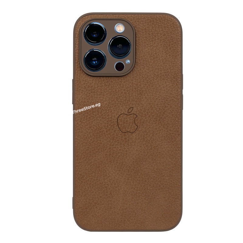 Slim Leather Camera Protection Case iPhone 13 Pro