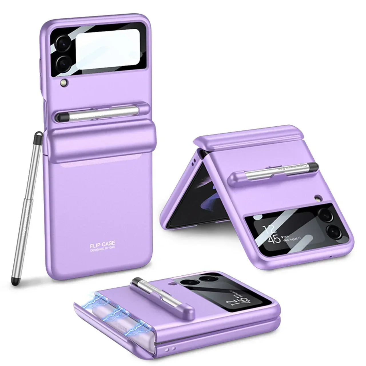 GKK Stylus Pen Samsung Case Flip 3 - Three