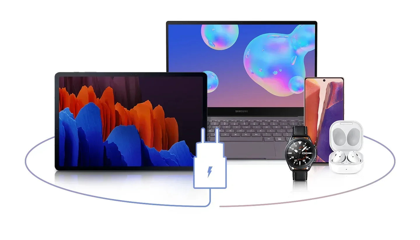 Samsung 25W USB-C Wall Charger - Three