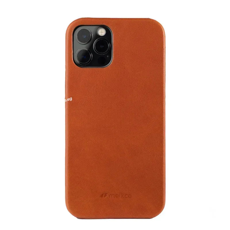 Melkco Slim Leather Case iPhone 12 / 12 Pro - Three