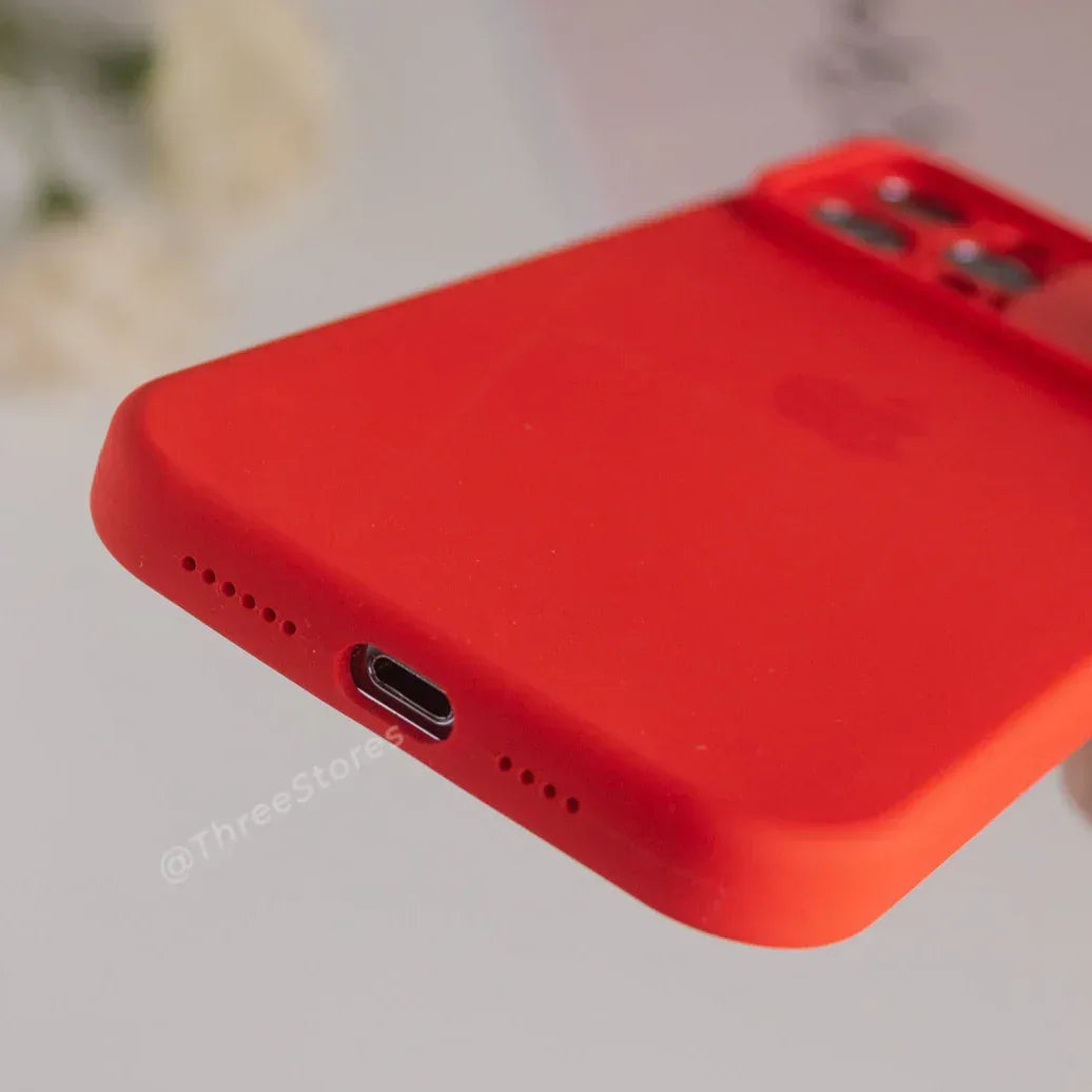 Silicone Camshield camera Protection Case iPhone 12 Pro Max - Three