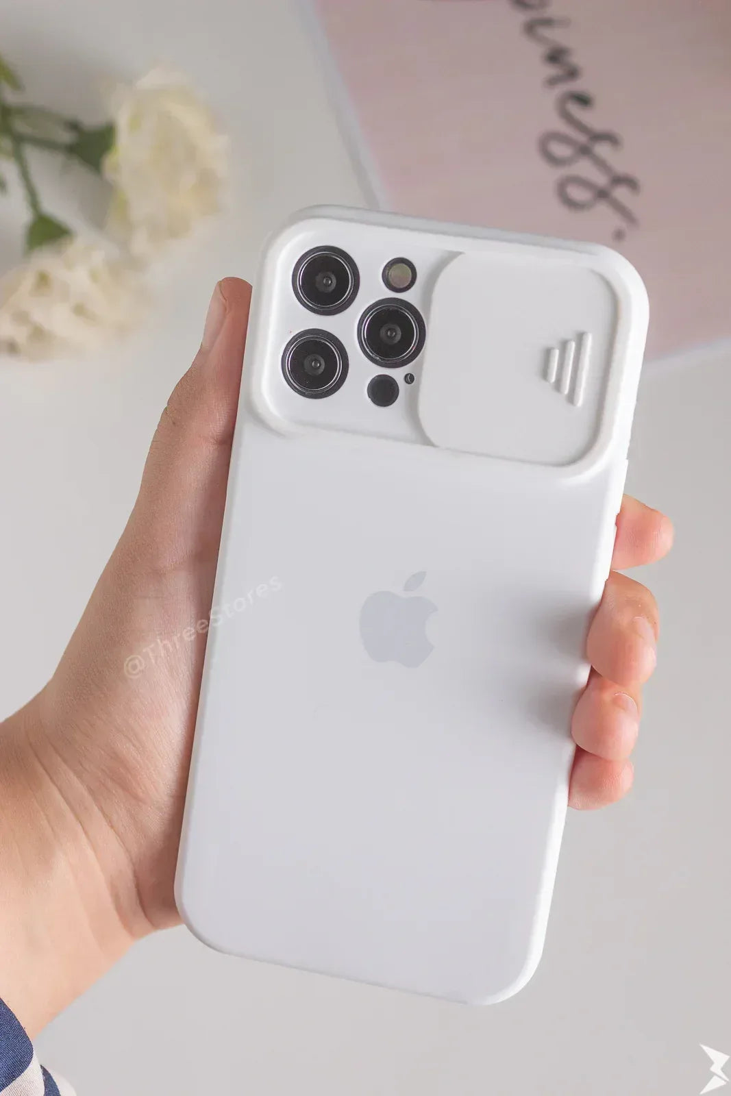 Silicone Camshield camera Protection Case iPhone 12 Pro Max - Three