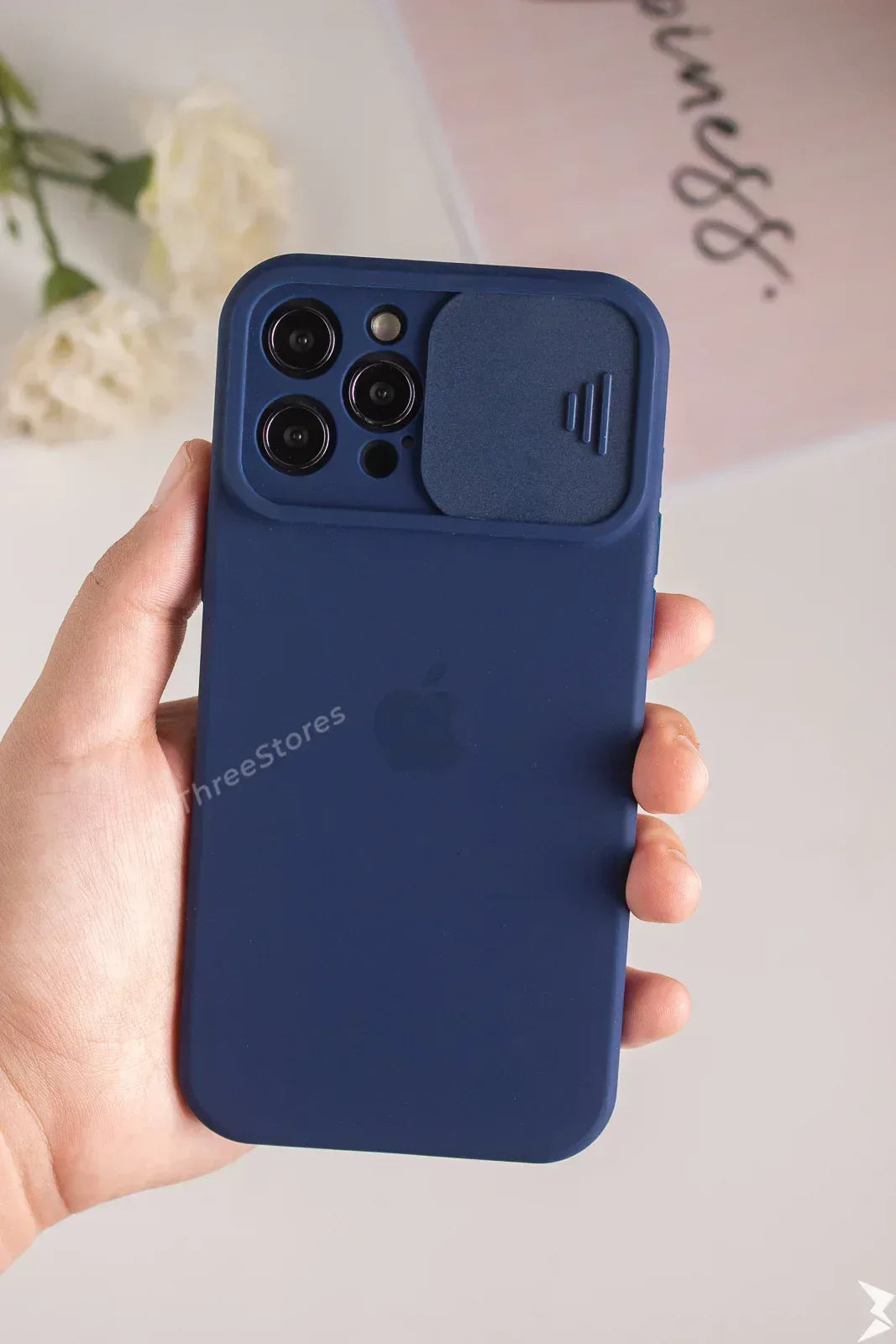 Silicone Camshield camera Protection Case iPhone 12 Pro Max - Three