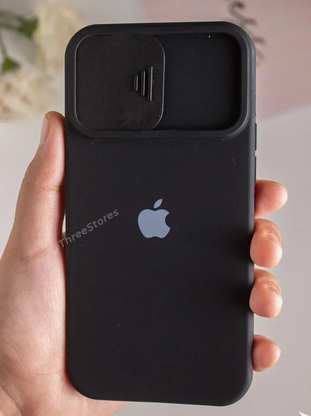 Silicone Camshield camera Protection Case iPhone 12 Pro Max - Three