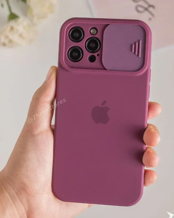 Silicone Camshield camera Protection Case iPhone 13 Pro - Three