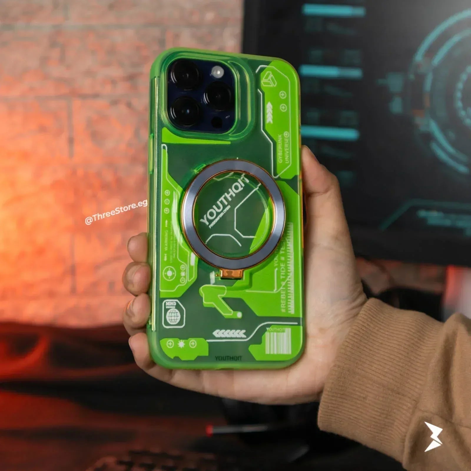 Youth Quit Stand Case iPhone 13 Pro Max - Three