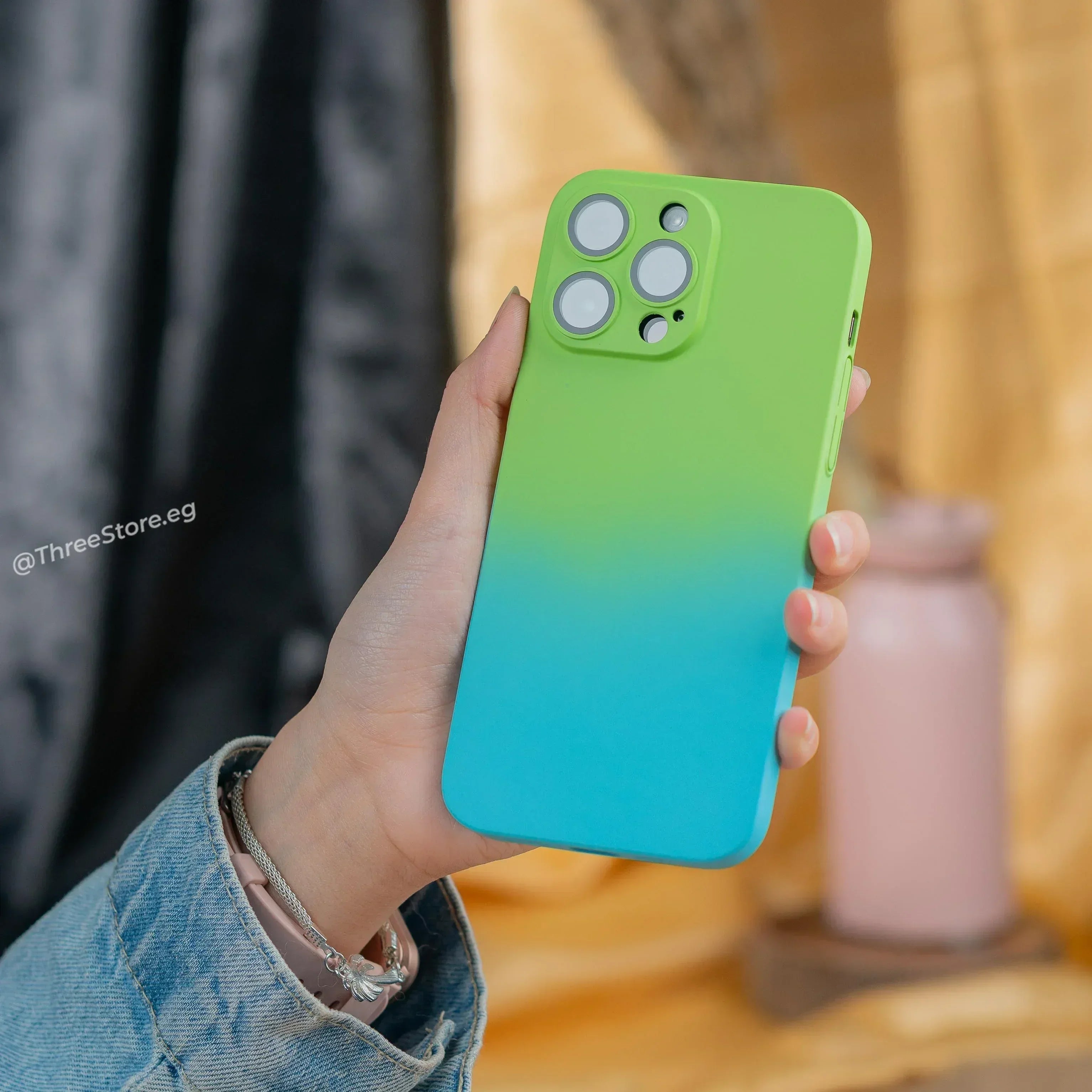 Double Color Camera Protection Case iPhone 11 Pro Max - Three