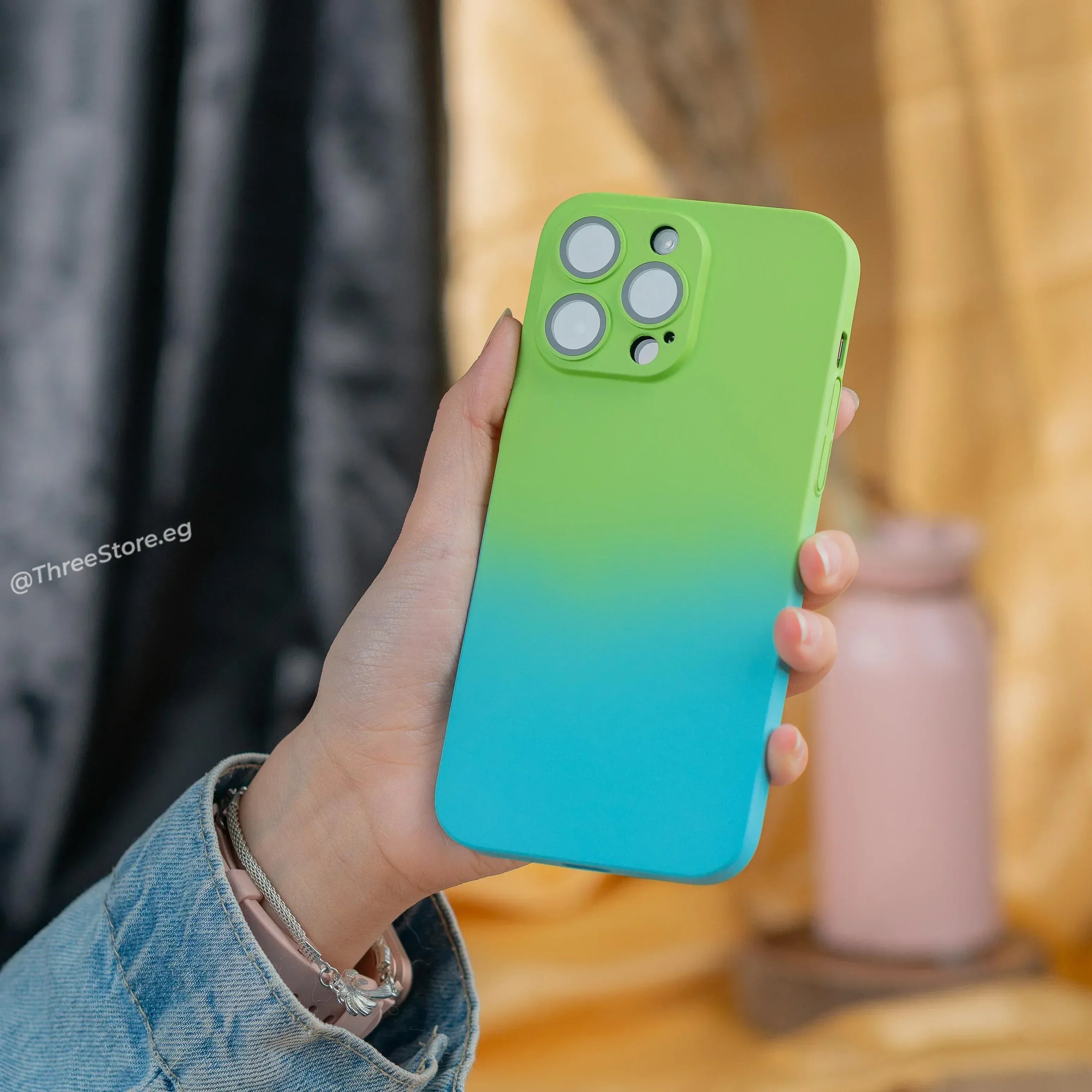Double Color Camera Protection Case iPhone 11 Pro - Three