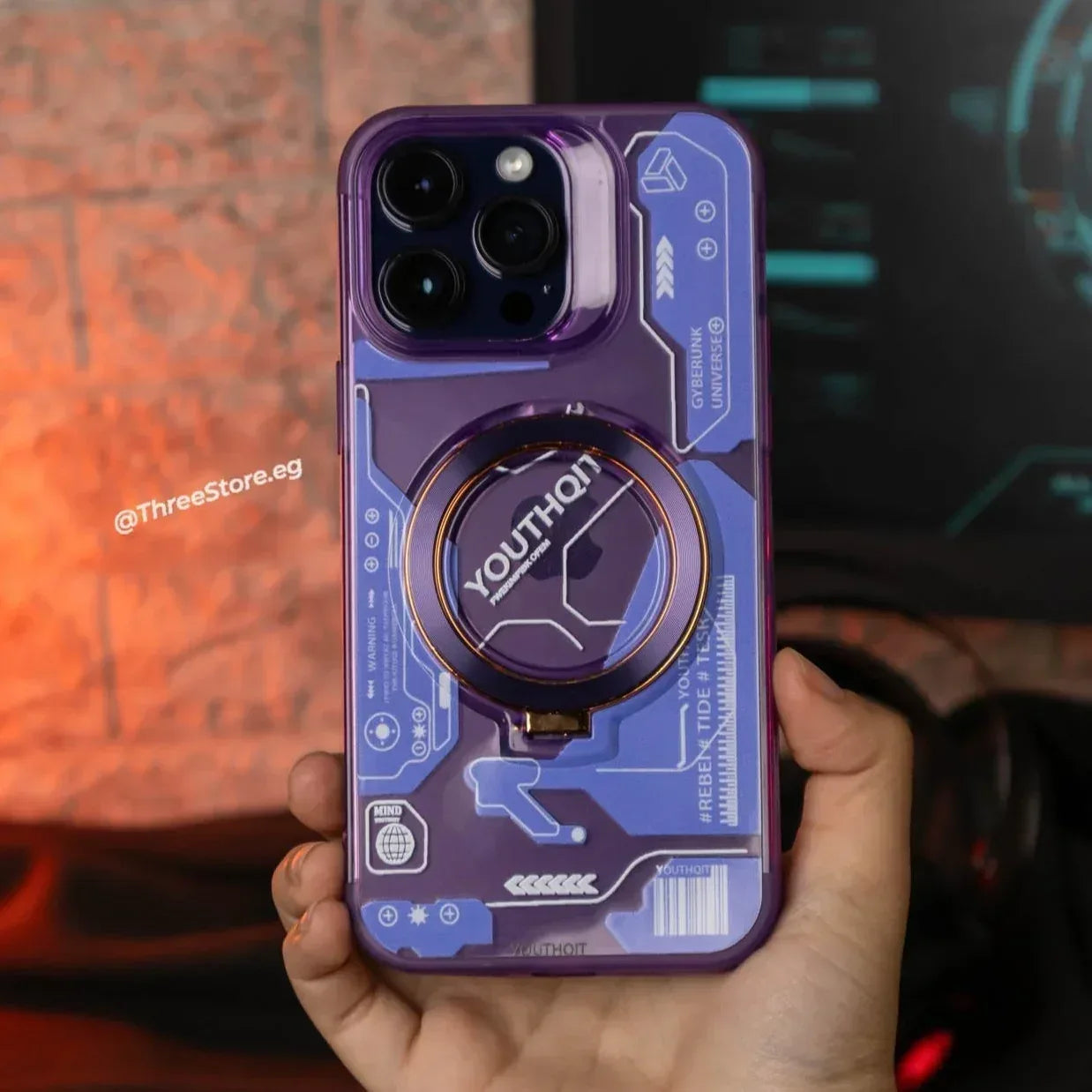 Youth Quit Stand Case iPhone 14 Pro Max - Three
