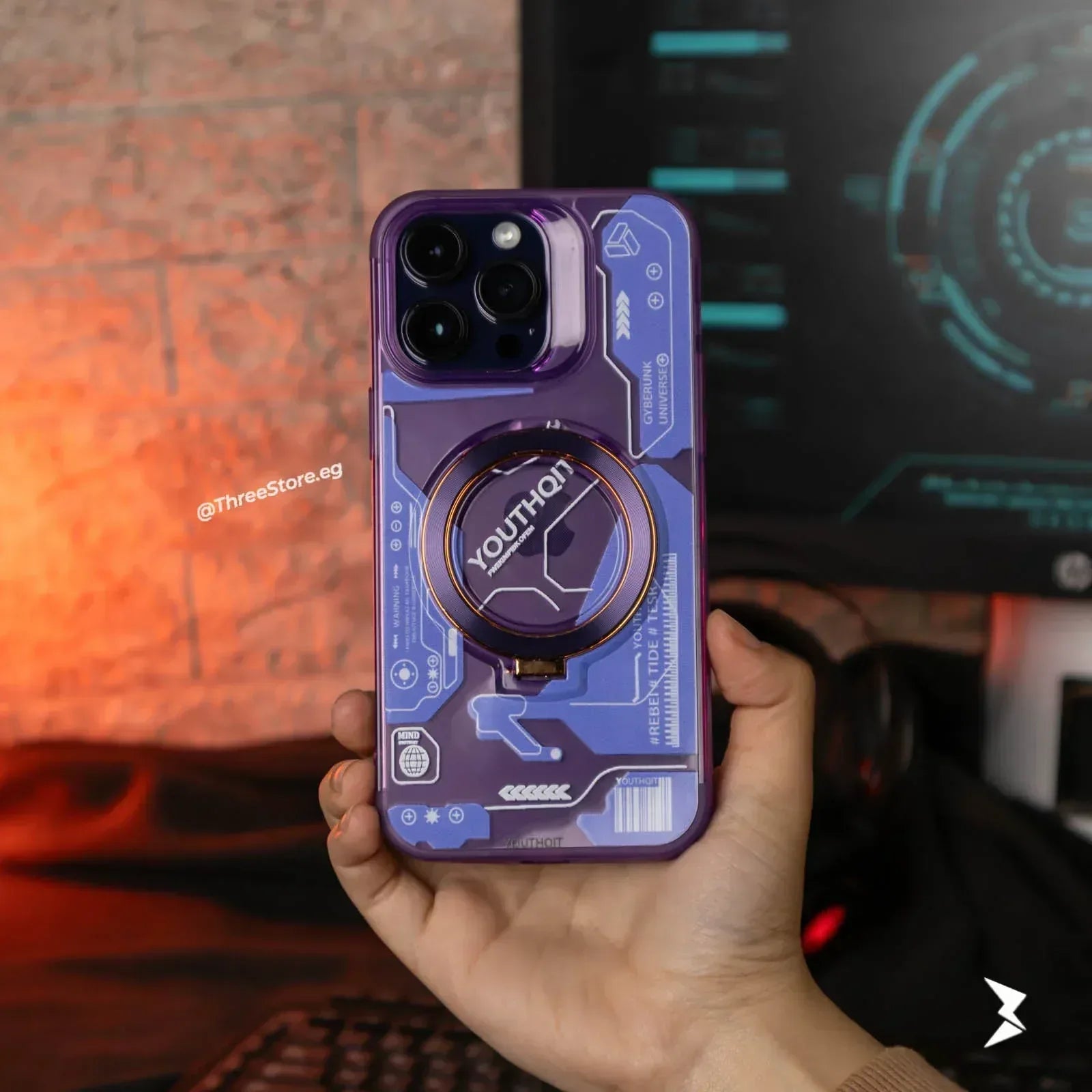 Youth Quit Stand Case iPhone 12 Pro Max - Three