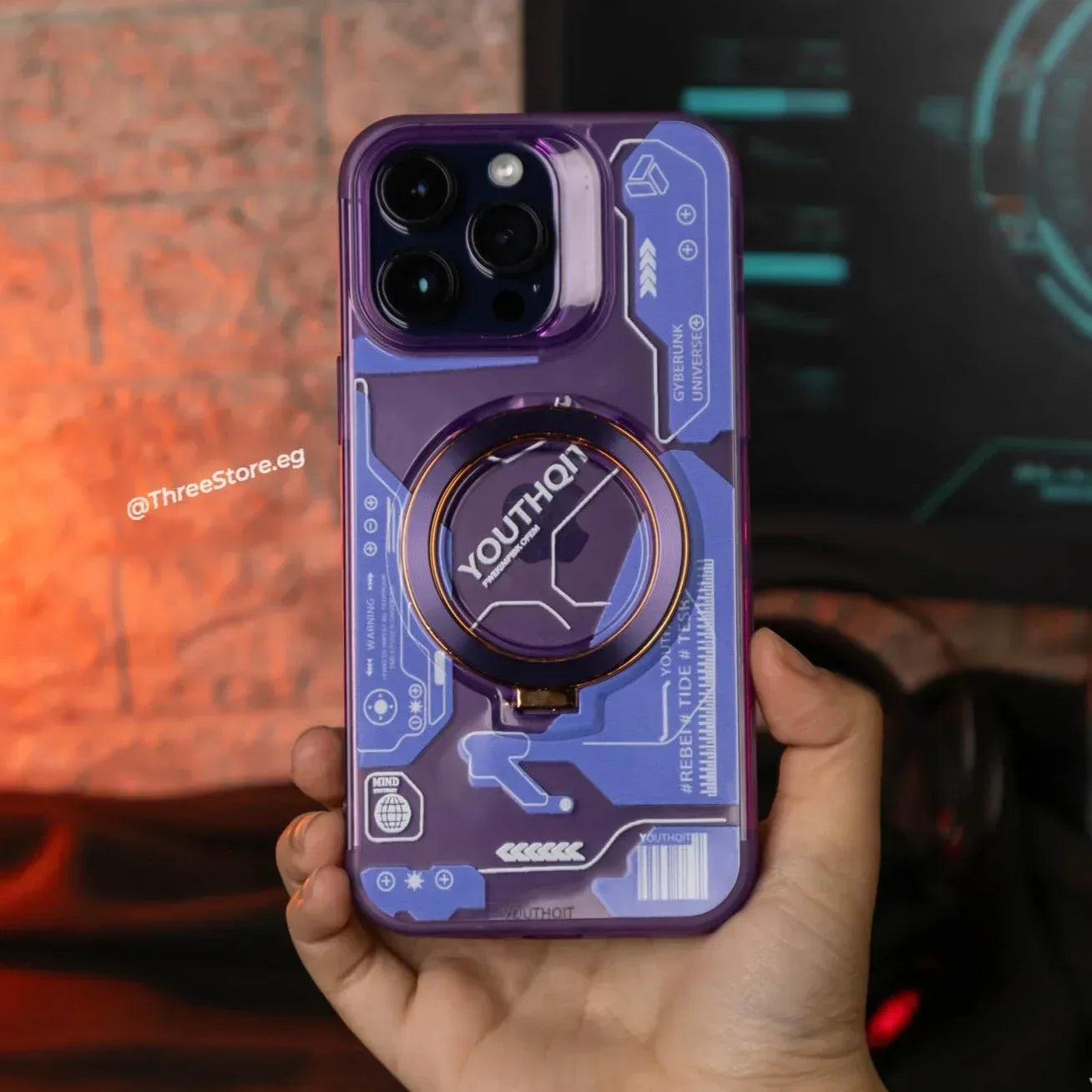 Youth Quit Stand Case iPhone 13 Pro Max - Three